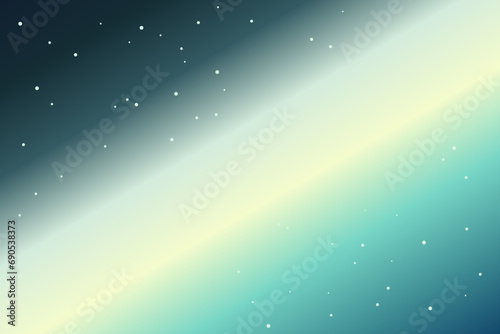 Abstract diagonal colorful gradation with dark green gradient. Star universe background. Vector illustration.
