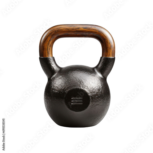 Kettlebell Isolated on Transparent or White Background, PNG