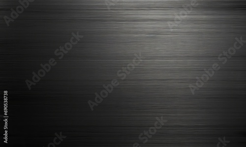 black dark gray brushed metal, polished aluminum steel grunge texture background, Generative AI 