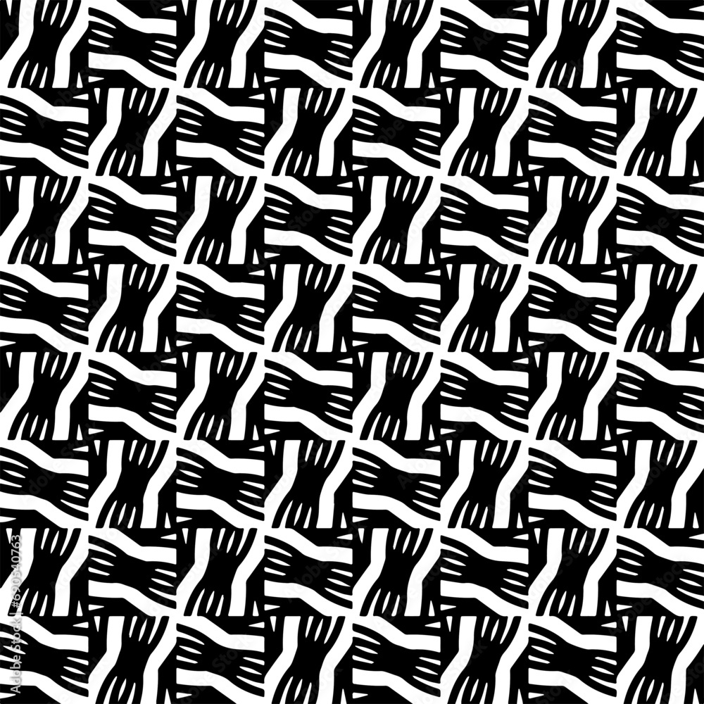 Wallpaper with Seamless repeating pattern. Black and white pattern . Abstract background. Monochrome texture for web page, textures, card, poster, fabric, textile. Wallpaper with Seamless repeating pattern. Black and white pattern . Abstract background. Monochrome texture for web page, textures, card, poster, fabric, textile.