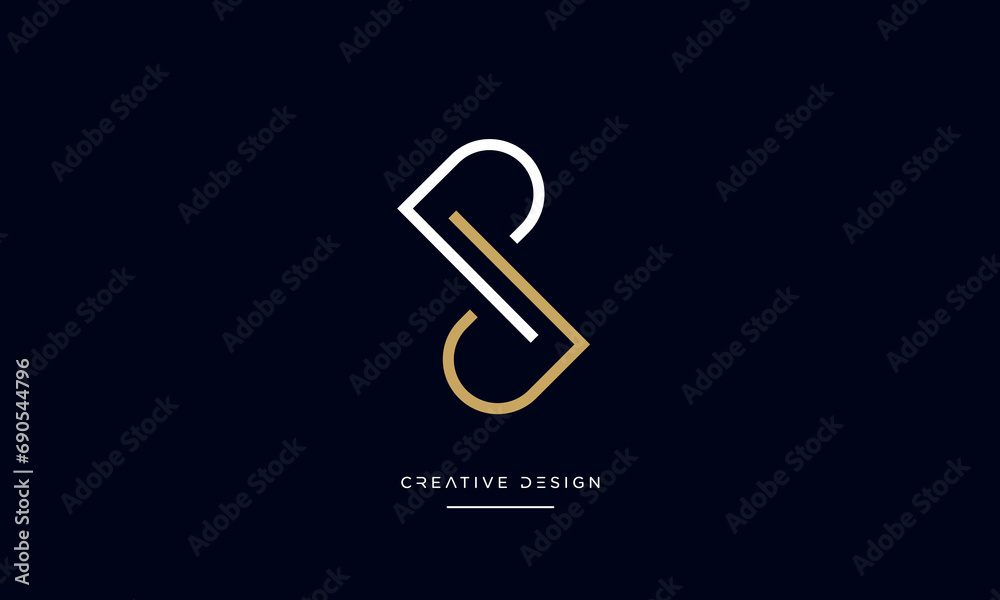 Alphabet letters PJ or JP logo monogram Alphabet letters PJ or JP logo monogram