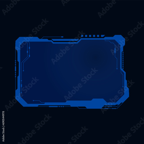 abstract hud ui gui future futuristic screen system virtual design.