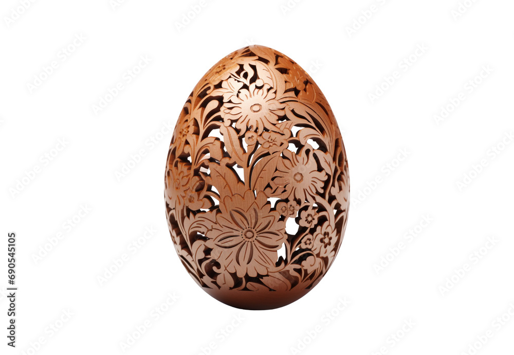Brown_Easter_egg_floral_pattern_closeup Brown_Easter_egg_floral_pattern_closeup