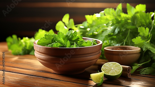 herbs in pots HD 8K wallpaper Stock Photographic Image  © AA