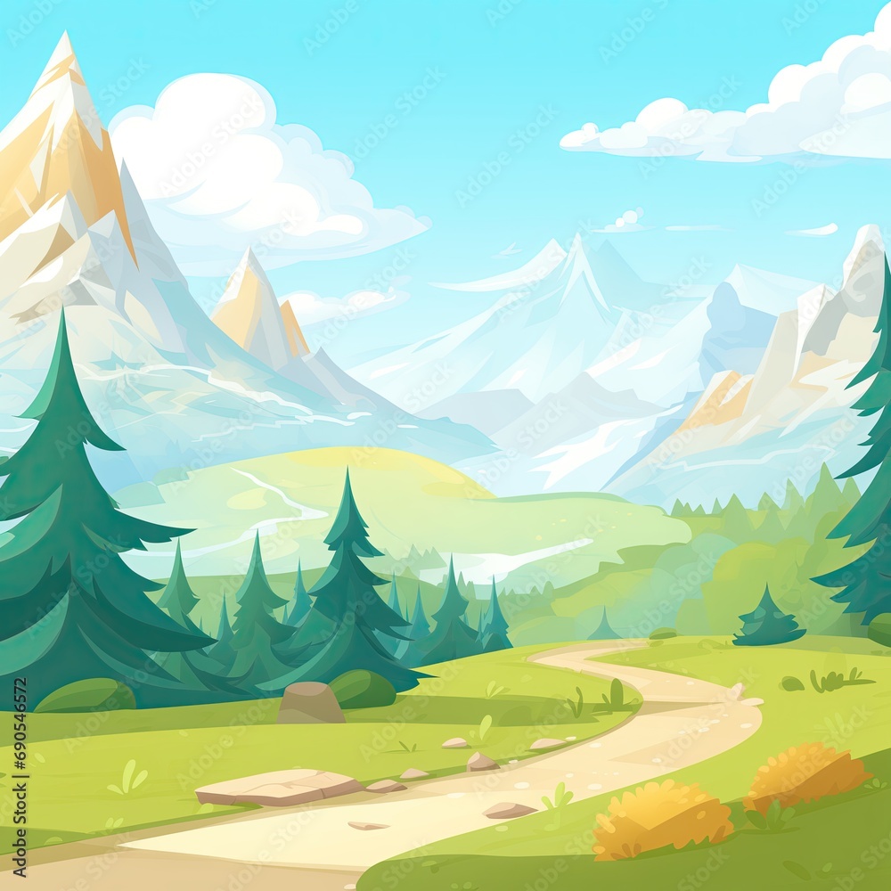 Mobile game map. Kingdom. Game scene. An illustration of an imaginary fantasy world location. Game level. Cartoon. Game art. Fairytale. Game plot, setting. Game design. Cartoonish village. Hills, peak Mobile game map. Kingdom. Game scene. An illustration of an imaginary fantasy world location. Game level. Cartoon. Game art. Fairytale. Game plot, setting. Game design. Cartoonish village. Hills, peak