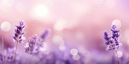 Craft an abstract background with defocused lavender flowers  symbolizing calmness and tranquility for Mother s Day. 