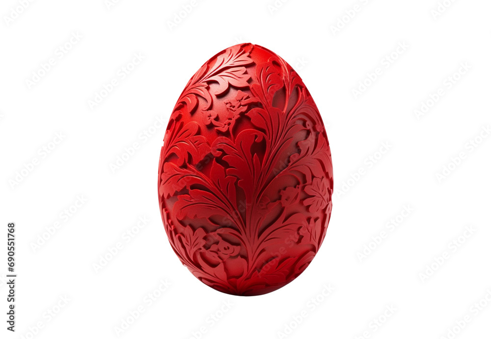 Fototapeta premium red easter egg