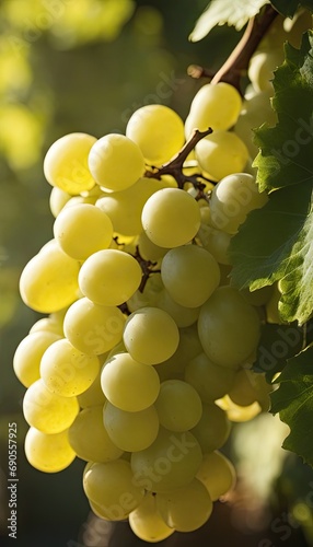 Group of grapes, grapes with vine