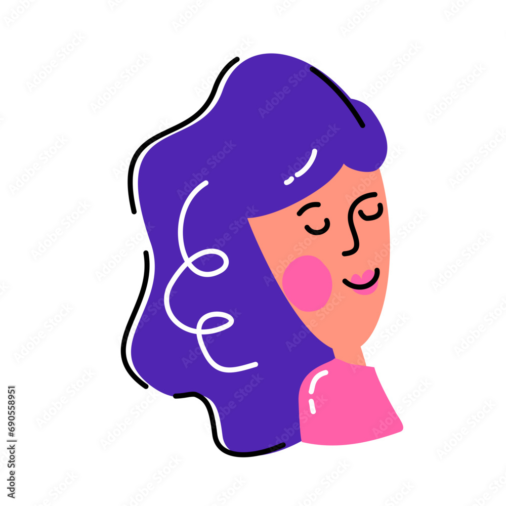 Playful Abstract Face Set Playful Abstract Face Set