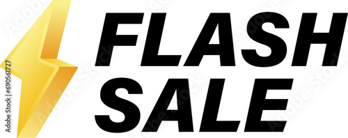 3D Gold flash sale thunder badge