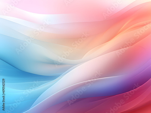 Illustration of abstract colorful wave lines background.