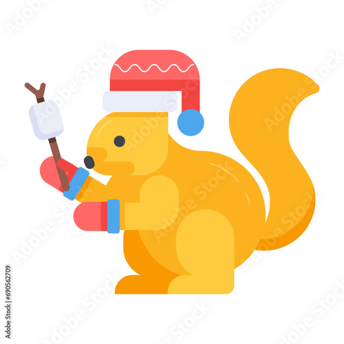 Christmas Squirrel 