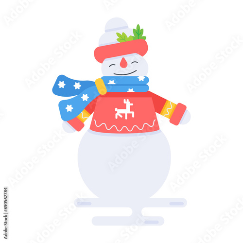 Xmas Snowman 