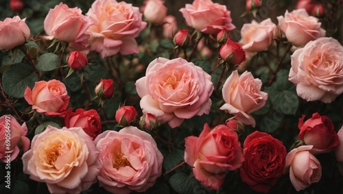 bouquet of pink roses © UniquePicture