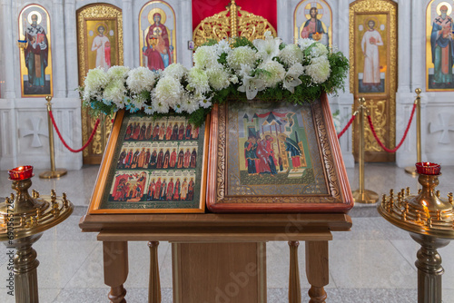 The Church of St. Spyridon of Trimifuntsky the Wonderworker in the village of Severskaya, Krasnodar Territory, Russia, 06.12.2023 photo