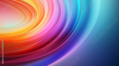 Circular multi color blur background wallpaper