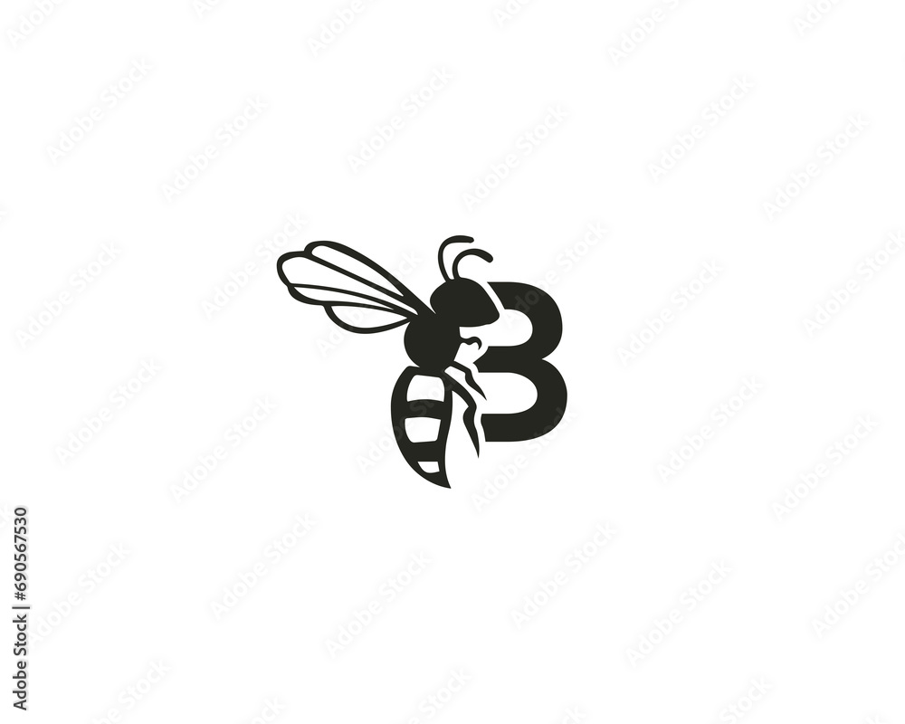 alphabet made style letters B, Stylish logo alphabet made style letters B, Stylish logo