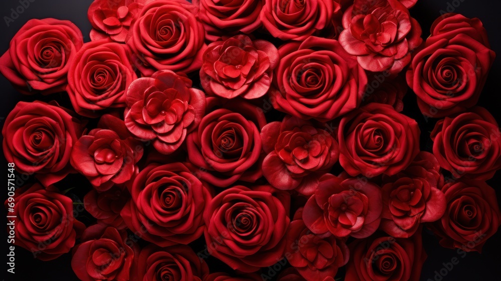 A visually stunning assortment of artificially created red rose flowers, isolated beautifully. A visually stunning assortment of artificially created red rose flowers, isolated beautifully.