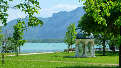 Salzkammergut am Mondsee in Österreich