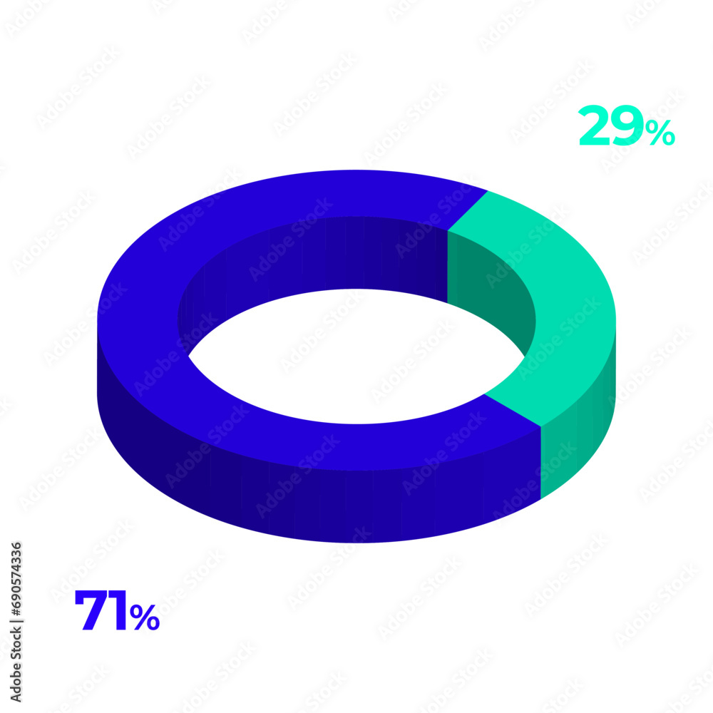 29 71 3d donut pie chart illustration eps vector 29 71 3d donut pie chart illustration eps vector