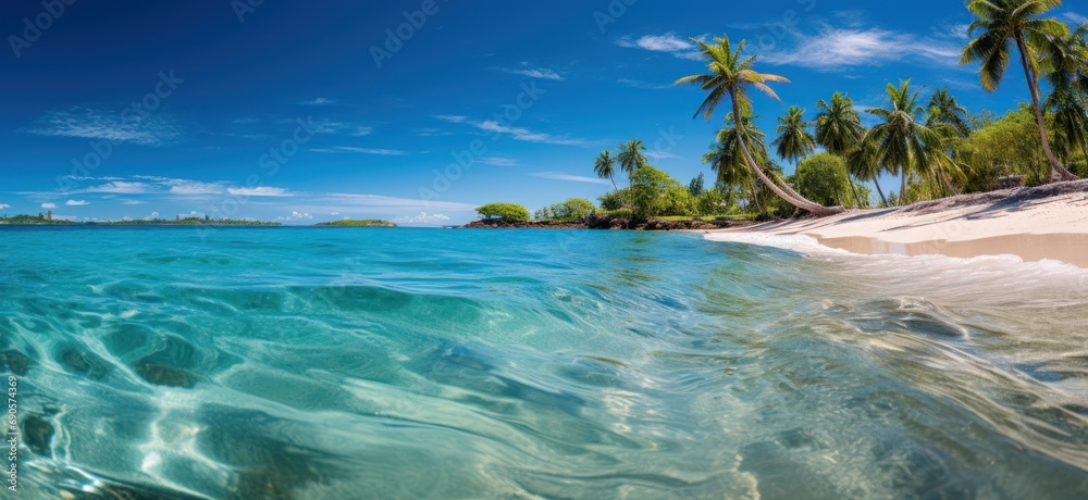 Obraz premium an amazing tropical beach shot