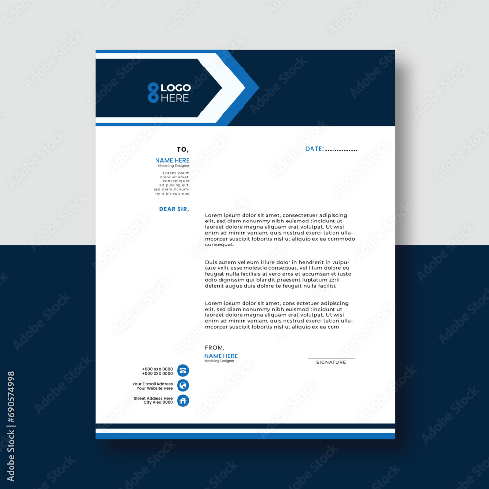 Obraz premium Cutting Edge email signature or facebook cover