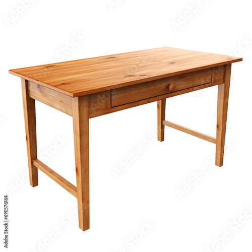 wooden table isolated on transparent background Remove png, Clipping Path, pen tool