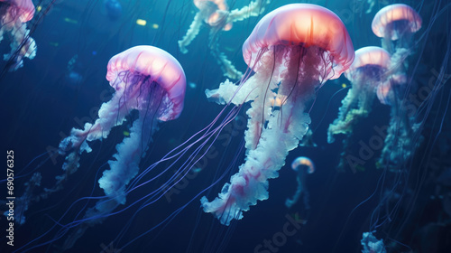 Group of jellyfish © Robin