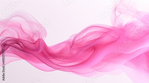 Pink smoke in white background