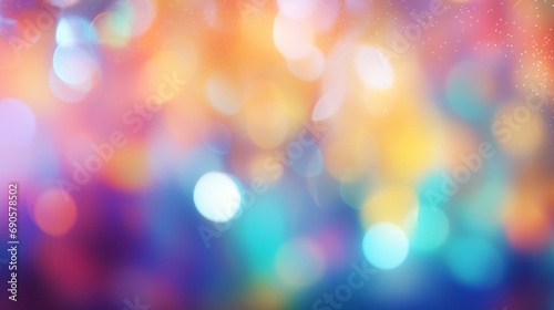 Rainbow blurred abstract background or bokeh © kaneez