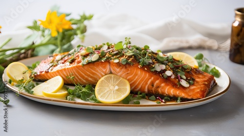 Honey Garlic Soy Glazed Salmon