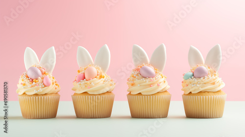 easter cupcakes background