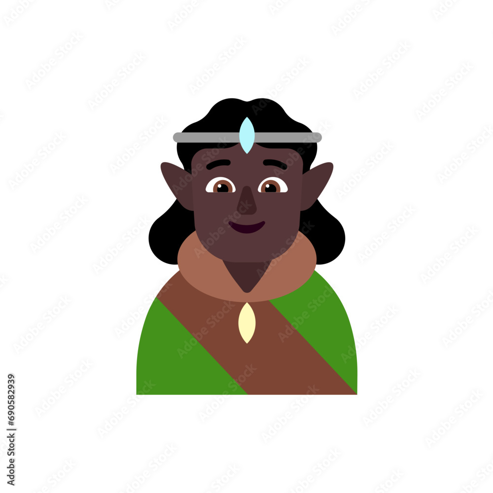 Elf: Dark Skin Tone