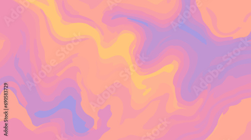 Liquid Trippy Pastel Abstract Purple Orange Background Pattern