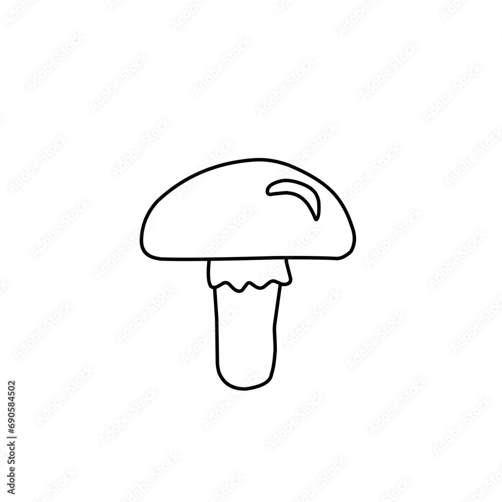Doodle Mushroom Doodle Mushroom