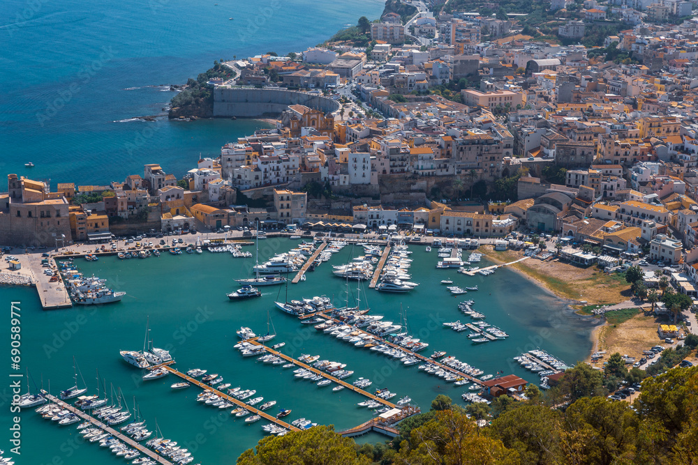 Landscape of a splendid Sicilian seaside village