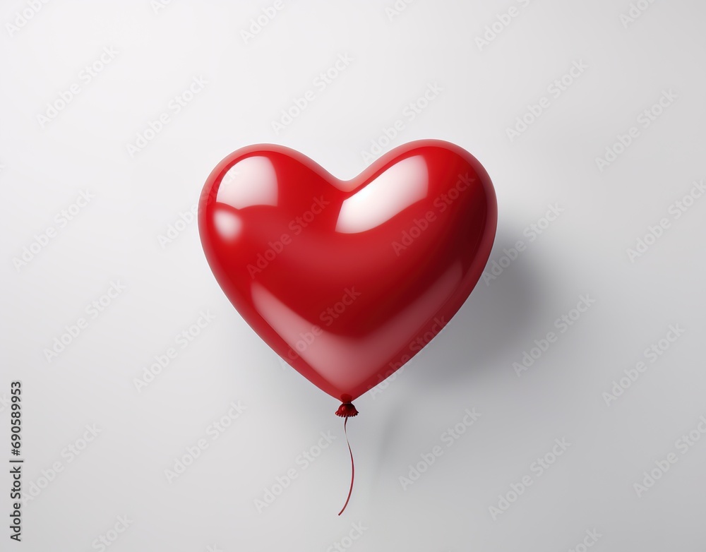 ed heart on a white background. This look is perfect for Valentine's Day or any other romantic occasion