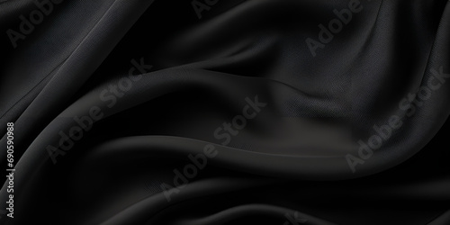 Black Luxury Fabric ,Abstract black