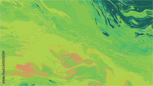 Green Acid Liquid Pattern - Abstract Toxic Background