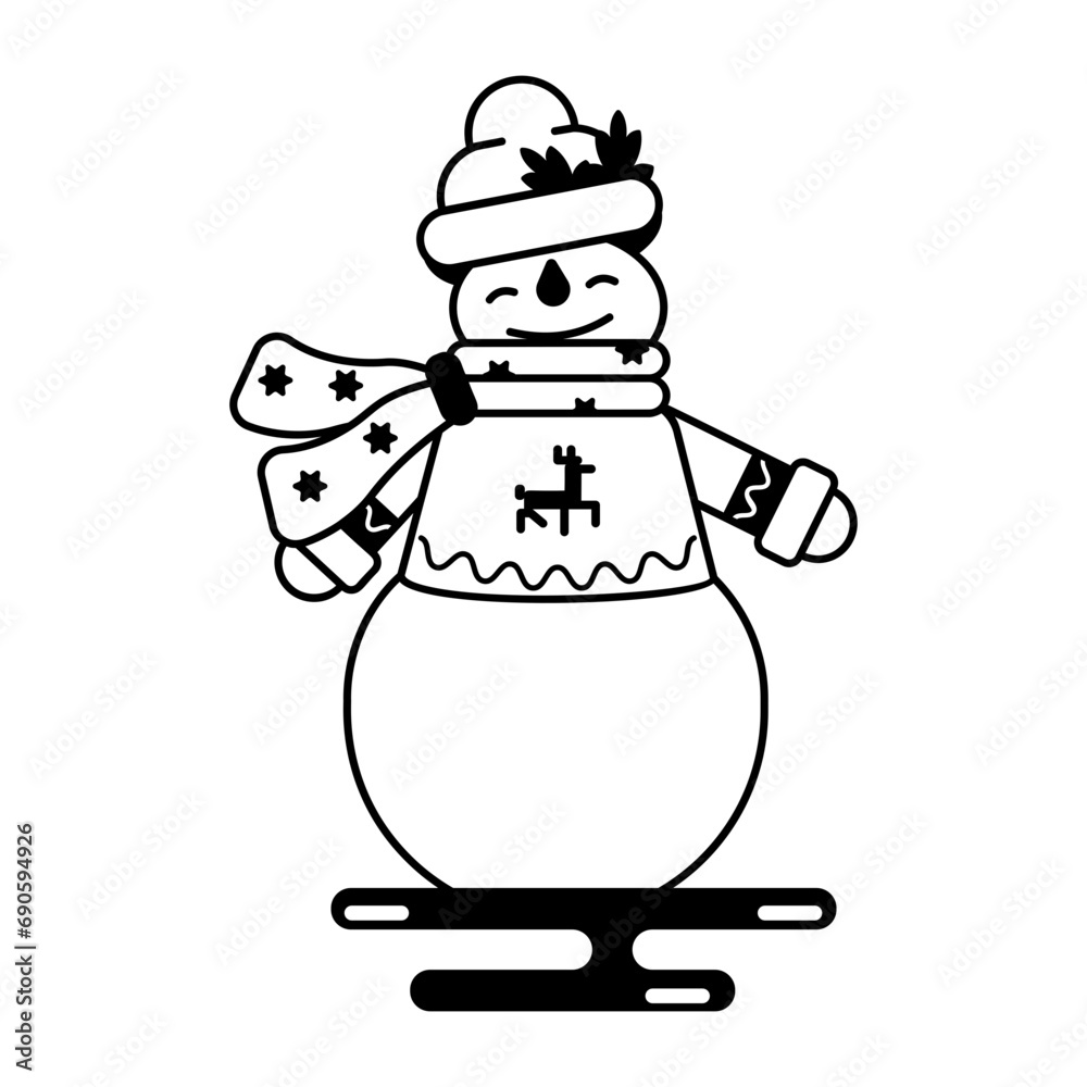 Xmas Snowman 