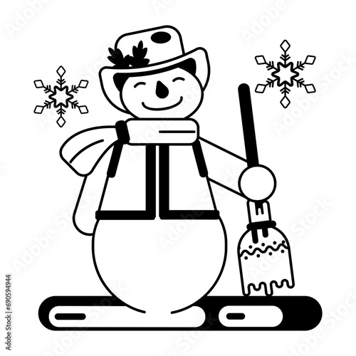 Snow Statue 