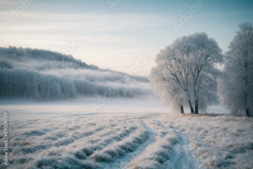 Winter landscape, nature  © Михаил Н