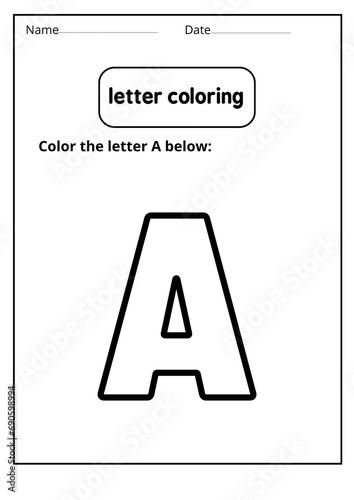 letter a worksheets for kindergarten - learning letter a activities - Lesson plan for letter A -writing letter a worksheet  