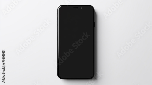 A minimalist smartphone with a blank screen. --ar 16:9 --v 5.2 Job ID: a01dded7-cb8b-4c94-8c75-e36989618565