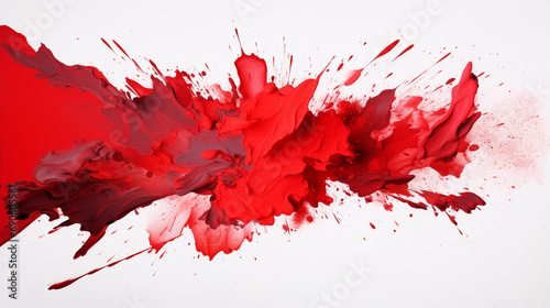 abstract red paint, brush strockes explosion on white background --ar 16:9 --v 5.2 Job ID: 3a35770d-aa6b-4e07-8e15-2c5489d4c9e5