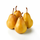 pears isolated on white background.