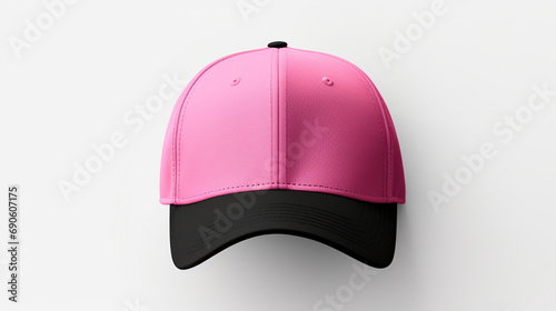 pink black cap in front view, mockup, white background --ar 16:9 --v 5.2 Job ID: 5f50e279-22f6-4464-ad0e-6430ffabe207