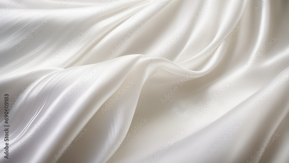 Obraz premium white silk background