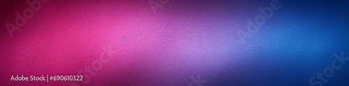 Bannière horizontale pour conception et création graphique. Dégradé. Bleu, rose, violet, mauve. photo