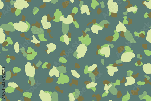 Khaki Camo Paint. Army Green Canvas. Hunter Seamless Camoflage. Seamless Print. Military Camo Brush. Fabric Beige Pattern. Dirty Modern Pattern. Abstract Vector Camouflage. Digital Urban Camouflage. photo
